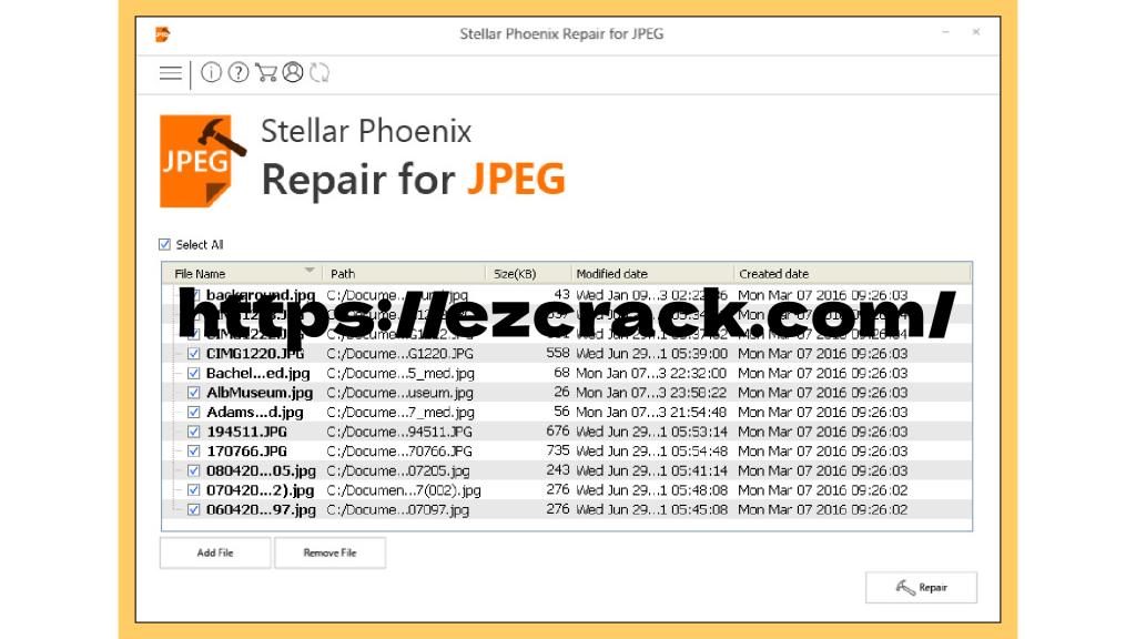 Stellar Phoenix JPEG Repair Keygen